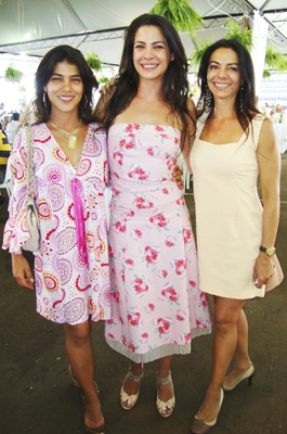 Irmãs Franco Monteiro: Lalinha (aniversariante de hoje), Paula (modelo em SP) e Leninha (empresária em Campinas)